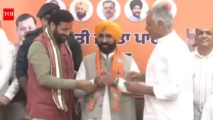 Another setback for AAP: Punjab CM Bhagwant Mann’s cousin Gyan Singh Mann joins BJP ahead of polls. India News