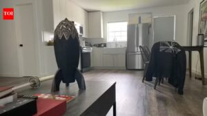 Elon Musk House: Inside Elon Musk’s spartan house in Boca Chica, Texas with vintage sci-fi posters and rocket-inspired art