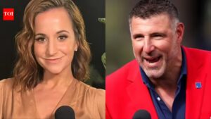 Mike Vrabel tosses his head sideways when Dianna Russini talks about bedroom details. NFL news