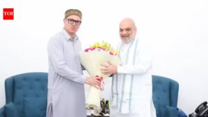 Omar Abdullah meets Amit Shah, discusses J&K’s statehood. India News