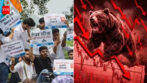 Evening news wrap: NEET exam canceled over paper leak; stock market crashes over 1,400 points & more | India News