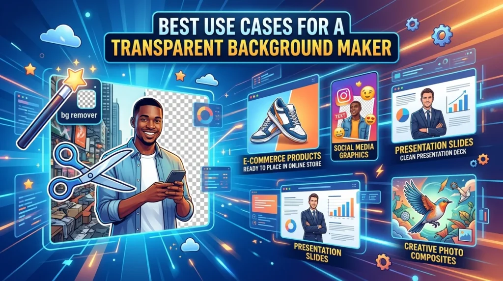 Best Use Cases for a Transparent Background Maker