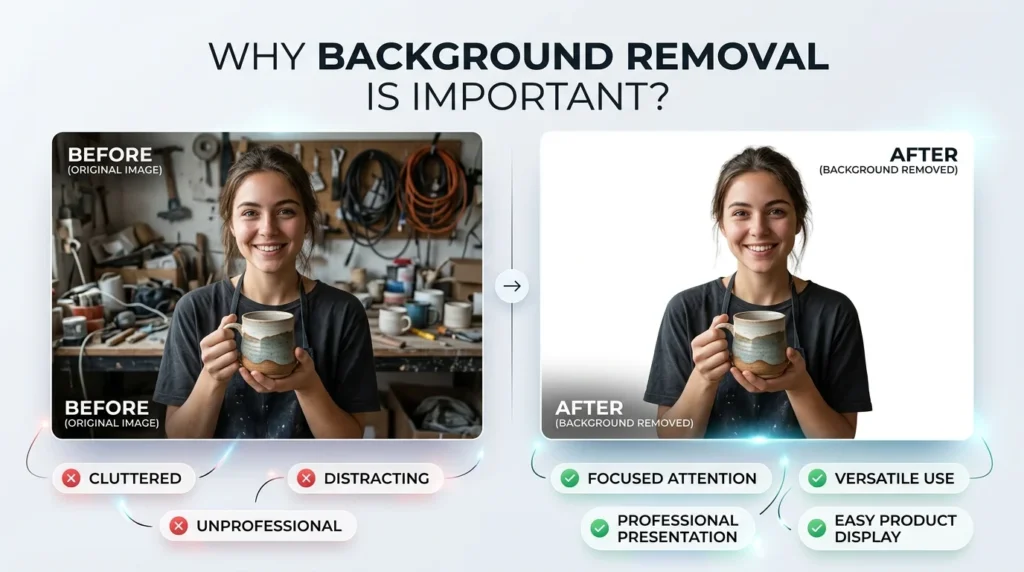 Why background removal is important?