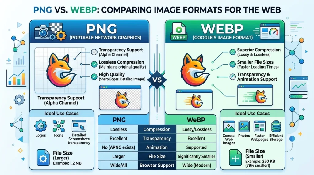 PNG vs WEBP